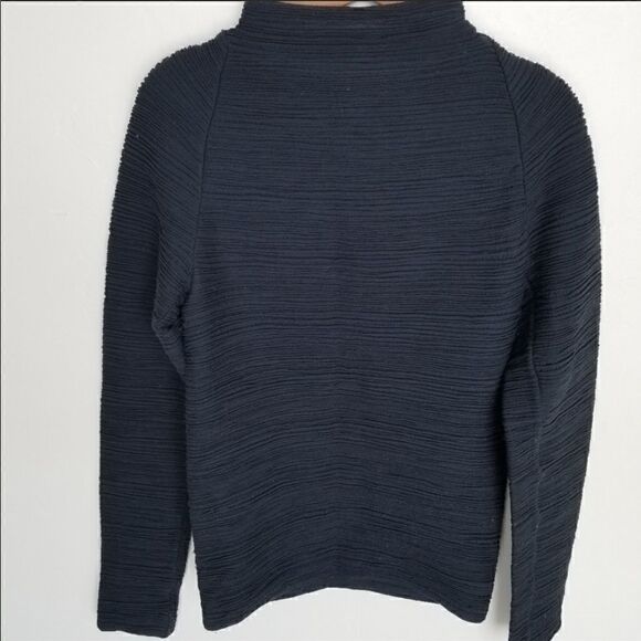 𝅺euc Wolford merino textured long sleeve mock neck - Picture 6 of 12